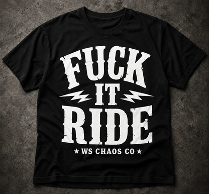 T-shirt Fuc*Ride black or White