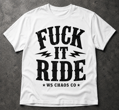 T-shirt Fuc*Ride black or White