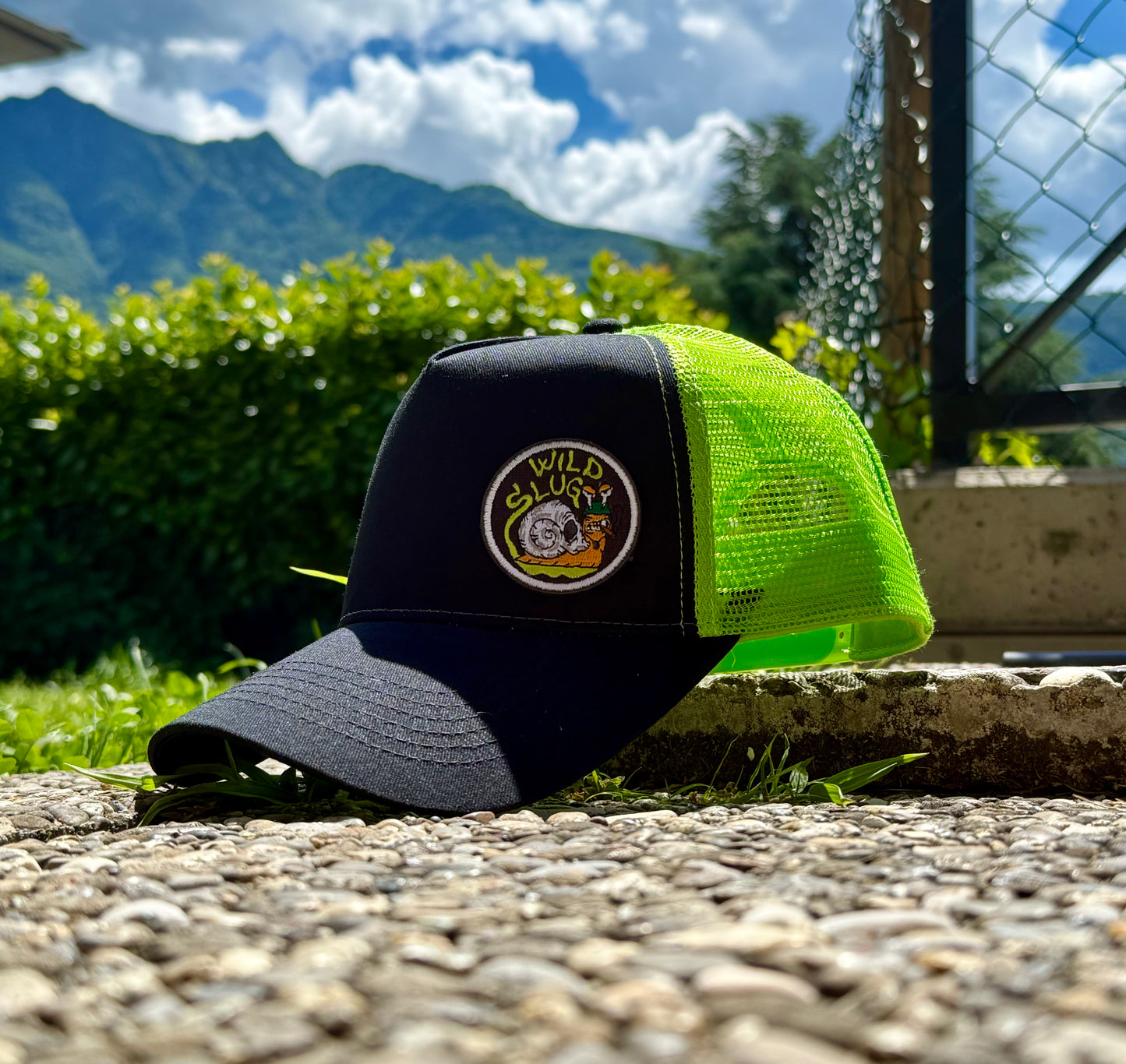Hat Cap WildSlug Black&Lime